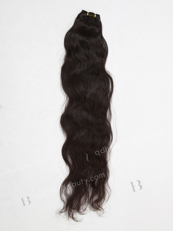 In Stock Indian Virgin Hair 28" Natural Wave Natural Color Machine Weft SM-215